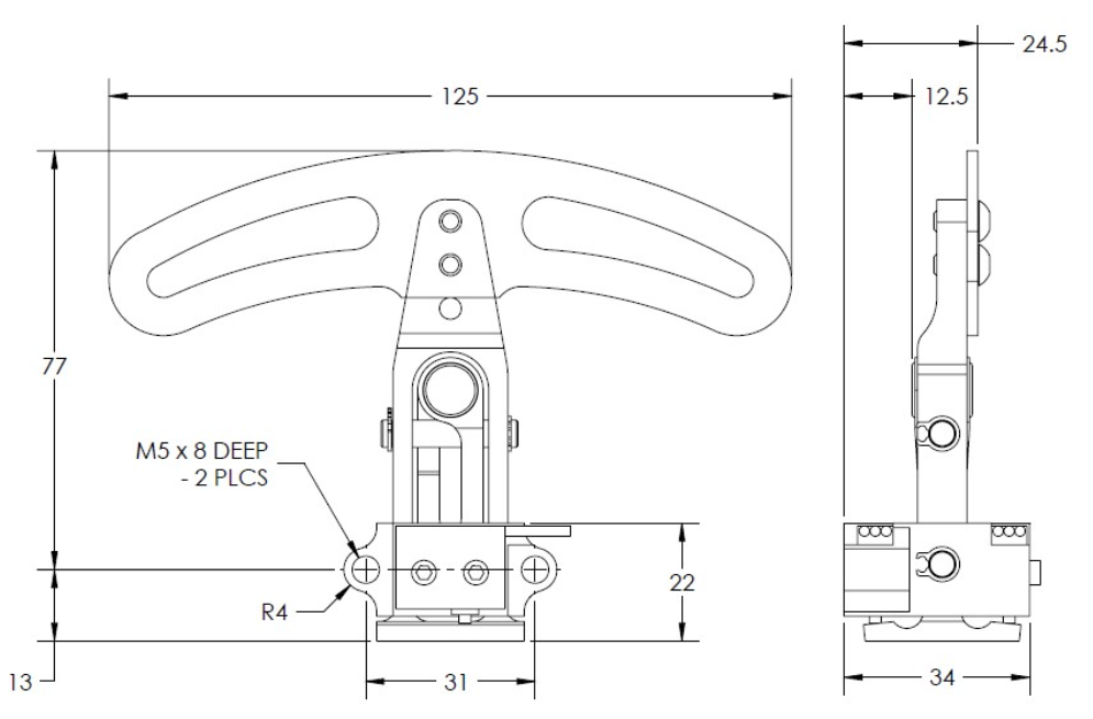 Sequential Gear Shift Paddle - 2 Way Dual Action